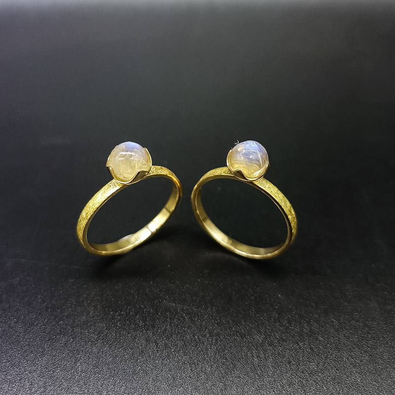 Anells d'Or Pedra de Lluna